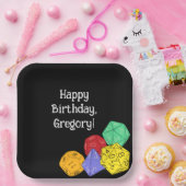 RPG Gaming Dice, Board, Fantasy Games Themed Party Pappteller (Party)