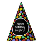 RPG Gaming Dice, Board, Fantasy Games Themed Party Partyhütchen (Vorderseite)