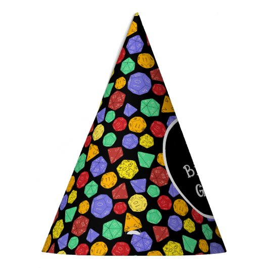 RPG Gaming Dice, Board, Fantasy Games Themed Party Partyhütchen (Links)