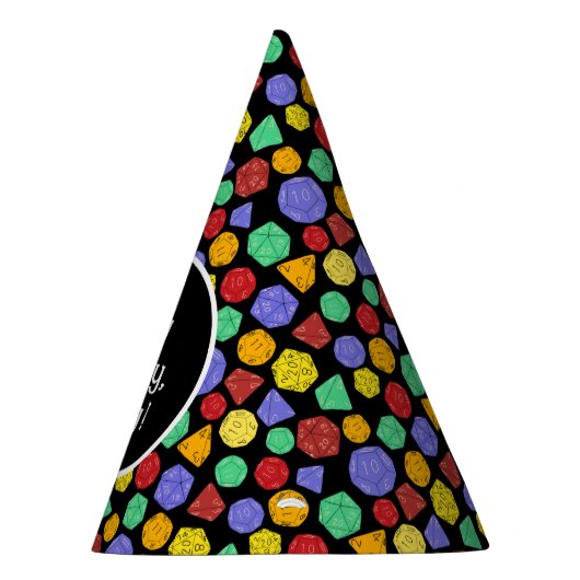 RPG Gaming Dice, Board, Fantasy Games Themed Party Partyhütchen (Rechts)