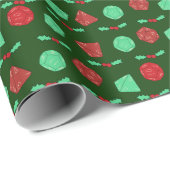 RPG Gaming Dice, Board, Fantasy Games Weihnachten Geschenkpapier (Rolleneckpunkt)