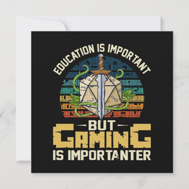 rpg Gaming ist wichtig (Vorderseite)