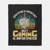 rpg Gaming ist wichtig Fleecedecke (Vorderseite)