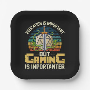 rpg Gaming ist wichtig Pappteller