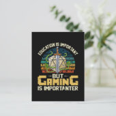 rpg Gaming ist wichtig Postkarte (Stehend Vorderseite)