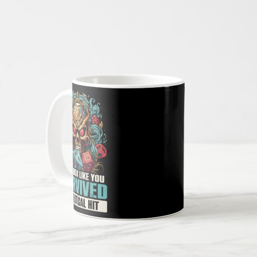 Rpg Gaming Role Playing D20 Tabletop Games Funny R Kaffeetasse (Vorderseite Links)