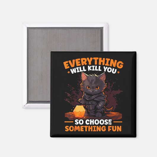 Rpg Gaming Role Playing D20 Tabletop Games Funny R Magnet (Vorderseite/Rückseite)