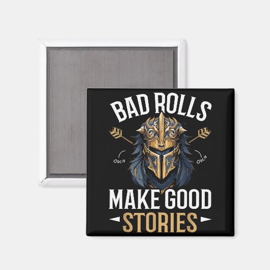 Rpg Gaming Role Playing D20 Tabletop Games Funny R Magnet (Vorderseite/Rückseite)