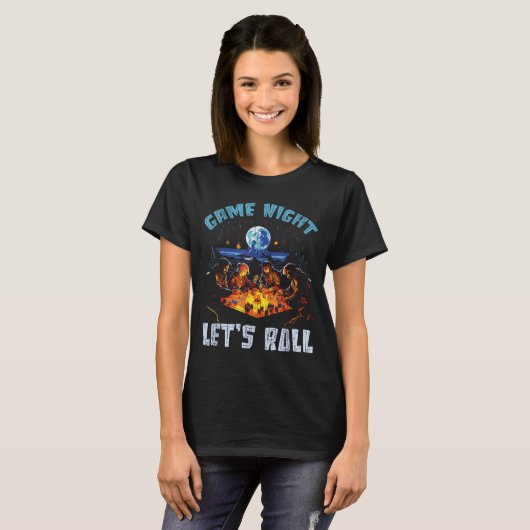 Rpg Gaming Role Playing D20 Tabletop Games Funny R T-Shirt (Vorne ganz)