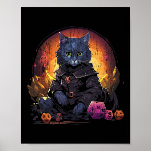 Rpg Gaming Rollenspiel D20 Tischspiele Lustig R Poster