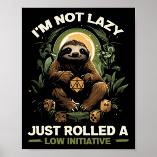 Rpg Gaming Rollenspiel D20 Tischspiele Lustig R Poster