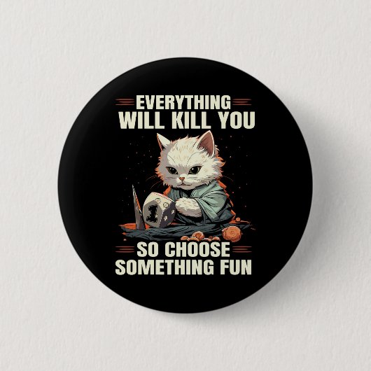 Rpg Gaming Rollenspiele D20 Brettspiele Lustig R Button (Vorderseite)
