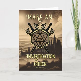 RPG Happy Birthday Adventurer Geburtstagskarte Dankeskarte