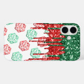 RPG Holiday Tropfen | Rote und grüne Weihnachtswür Case-Mate iPhone Hülle (Rückseite (Horizontal))