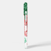 RPG Holiday Tropfen | Rote und grüne Weihnachtswür Case-Mate iPhone Hülle (Rückseite / Links)