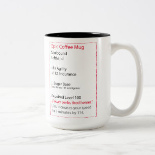 RPG-Kaffee-Tasse Zweifarbige Tasse