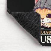 Rpg-Katze, ich werde wohl sterben D20-Katze versag Mousepad (Ecke)