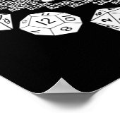 RPG-Klassenreihen - Kleine weiße Version Poster (Ecke)