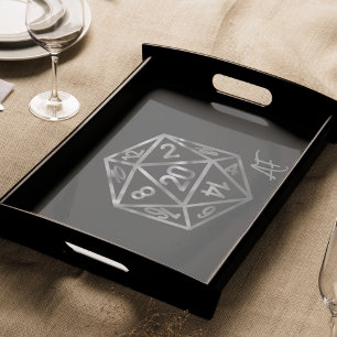 RPG Krit AF Fantasy Tabletop Retro Gamer Würfel Seidenpapier