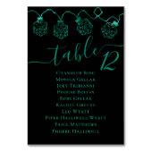 RPG-Leuchten | Aquamarin Green Tabletop Game Name Tischnummer (Rückseite)