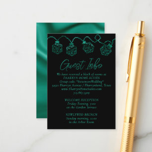 RPG-Leuchten   Aquamarine Grüne Fantasieübersicht  Begleitkarte