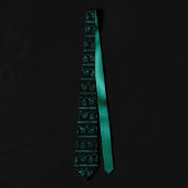 RPG-Leuchten | Emerald Fantasy Tabletop Gamer Dice Krawatte