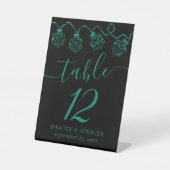 RPG-Leuchten | Emerald Fantasy Tabletop Gamer Dice Sockelschild (Vorderseite)