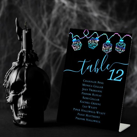 RPG-Leuchten | Fantasy Retro Tabletop PnP Gamer Di Sockelschild