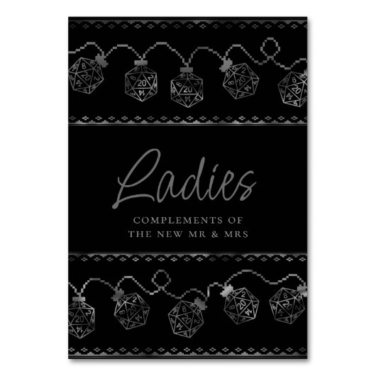 RPG-Leuchten | Fantasy Tabletop Gamer Dice Custom Tischnummer (Rückseite)