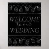 RPG-Leuchten | Fantasy Tabletop Gamer Dice Willkom Poster (Vorne)