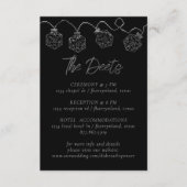 RPG-Leuchten | Fantasy Tabletop Gamer Gastdetails Begleitkarte (Vorderseite)