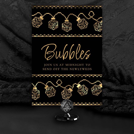 RPG-Leuchten | Gold Fantasy Tabletop Gamer Custom Tischnummer