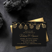 RPG-Leuchten | Gold Fantasy Tabletop PnP Gamer Dic Einladung