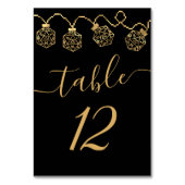 RPG-Leuchten | Gold Fantasy Tabletop PnP Gamer Dic Tischnummer (Rückseite)