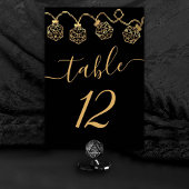 RPG-Leuchten | Gold Fantasy Tabletop PnP Gamer Dic Tischnummer