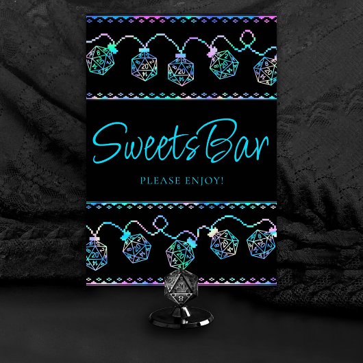 RPG-Leuchten | Holo Fantasy Tabletop Gamer Custom Tischnummer