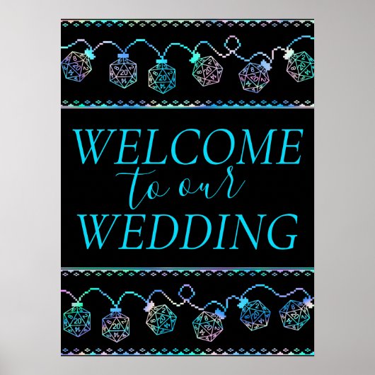 RPG-Leuchten | Holo PnP Tabletop Role Player Willk Poster (Vorne)