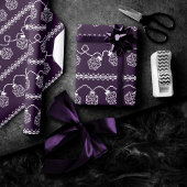 RPG-Leuchten Lila | Fantasy Tabletop Gamer Dice Geschenkpapier