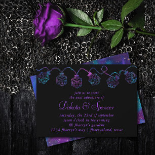 RPG-Leuchten   Nebula Fantasy Tabletop Gamer Dice Einladung