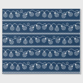 RPG Lights Blau | Fantasy Tabletop Gamer Dice Geschenkpapier (Flach)