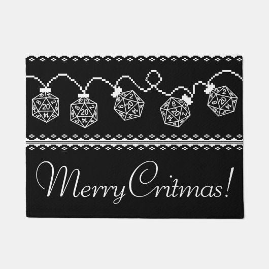 RPG Lights Classic | Fantasy Tabletop Gamer Dice Fußmatte (Vorderseite)