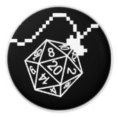 RPG Lights Classic | Fantasy Tabletop Gamer Dice Keramikknauf (Vorderseite)