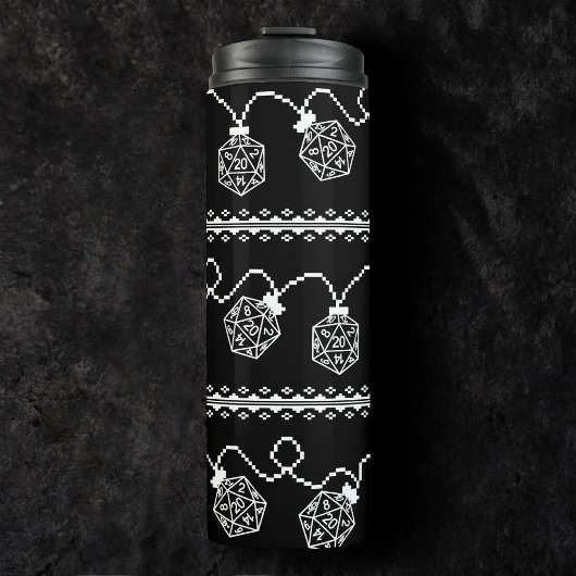 RPG Lights Classic | Fantasy Tabletop Gamer Dice Thermosbecher