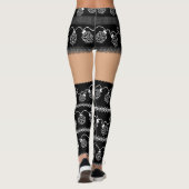 RPG Lights Classic | Retro Ugly Sweater Light Skin Leggings (Rückseite)