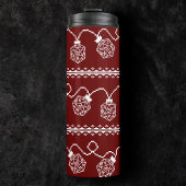 RPG Lights Red | Fantasy Tabletop Retro Gamer Dice Thermosbecher