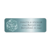 RPG Luxe | Aqua Fantasy Tabletop Gamer Adresse (Vorne)