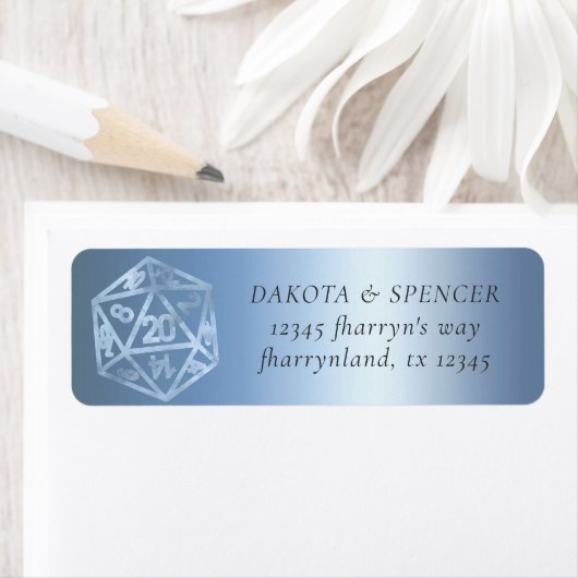 RPG Luxe | Blue Fantasy Tabletop Gameadresse (Insitu)