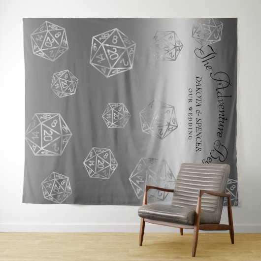 RPG Luxe | Fantasy Retro Tabletop Gamer Hintergrun Wandteppich (Beispiel (Horizontal))