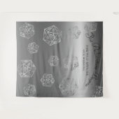 RPG Luxe | Fantasy Retro Tabletop Gamer Hintergrun Wandteppich (Vorderseite (Horizontal))