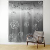 RPG Luxe | Fantasy Retro Tabletop Gamer Hintergrun Wandteppich (Beispiel)